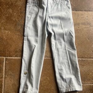 Janie and Jack Light Gray Kids Pants